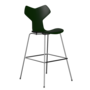 Fritz Hansen Grand Prix™ 3139 - Lack - Hoher Barhocker: Chrom - Evergreen (950/955)
