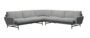 Fritz Hansen Lissoni Sofa™ PL115 - 5-Sitzer Ecksofa: Schwarz 190 - Hallingdal 116