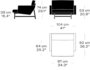 Fritz Hansen Lissoni Sofa™ PL111 - Breiter Lounge Sessel 