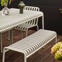 HAY Palissade Bench Cream WhiteHAY Living Palissade Bench Cream White