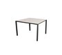 Cane-Line Pure Outdoor Tisch 100x100 cm-Aluminium, Lava grey-Ceramic, Toscana sand
