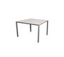 Cane-Line Pure Outdoor Tisch 100x100 cm-Aluminium, Taupe-Ceramic, Toscana sand