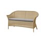 Cane-Line Lansing Sofa-5556LU - Lansing Sofa, Natur, Cane-line Faser-Sitzkissen, Grey