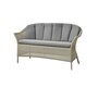 Cane-Line Lansing Sofa-5556LT - Lansing Sofa, Taupe, Cane-line Faser-Rückenkissen, Grey