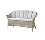 Cane-Line Lansing Sofa-5556LT - Lansing Sofa, Taupe, Cane-line Faser-Rückenkissen, Light grey