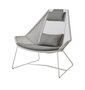 Cane-Line Breeze Highbacksessel-Cane-line Weave, White Grey-Cane-line Natté, Taupe