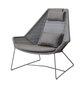 Cane-Line Breeze Highbacksessel-Cane-line Weave, Light Grey-Cane-line Natté, Taupe