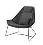 Cane-Line Breeze Highbacksessel-Cane-line Weave, Schwarz-Cane-line Natté, Schwarz