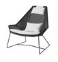 Cane-Line Breeze Highbacksessel-Cane-line Weave, Schwarz-Cane-line Natté, White