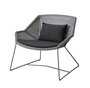 Cane-Line Breeze Loungesessel-Cane-line Weave, Light Grey-Cane-line Natté, Schwarz