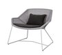 Cane-Line Breeze Loungesessel-Cane-line Weave, Light Grey-Cane-line Focus, Dark Grey