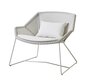 Cane-Line Breeze Loungesessel-Cane-line Weave, White Grey-Cane-line Natté, White