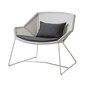 Cane-Line Breeze Loungesessel-Cane-line Weave, White Grey-Cane-line Natté, Schwarz