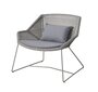 Cane-Line Breeze Loungesessel-Cane-line Weave, Taupe-Cane-line Natté, Grey