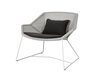 Cane-Line Breeze Loungesessel-Cane-line Weave, Taupe-Cane-line Focus, Dark Grey