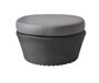 Cane-Line Kingston Hocker gross-Cane-line Weave, Graphite-Cane-line Natté, Grey