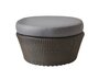 Cane-Line Kingston Hocker gross-Cane-line Weave, Mocca-Cane-line Natté, Grey