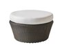 Cane-Line Kingston Hocker gross-Cane-line Weave, Mocca-Cane-line Natté, White