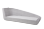 Cane-Line Savannah Daybed Modul, links - White grey, White 