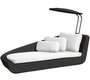 Cane-Line Savannah Daybed Modul, rechts - Black, White 