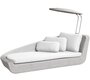 Cane-Line Savannah Daybed Modul, rechts - White grey, White 