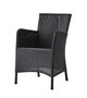 Cane-Line Hampsted Sessel-Black, Cane-line Weave-Ohne