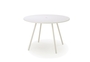Cane-Line Area Tisch dia. 110 cm - Weiss Aluminium