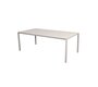 Cane-Line Pure Outdoor Tisch 200x100 cm-Aluminium, Sand-Ceramic, Toscana sand