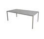 Cane-Line Pure Outdoor Tisch 200x100 cm-Aluminium, Taupe-Ceramic, Concrete grey