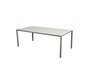 Cane-Line Pure Outdoor Tisch 200x100 cm-Aluminium, Taupe-Ceramic, Toscana sand
