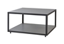 Cane-Line Level sofabord Gross - 5008AL Lava grey, Aluminium