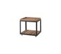 Cane-Line Level Beistelltisch Klein-5007AL Lava Grey, Aluminium-Teak