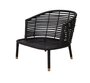 Cane-Line Sense Loungesessel-Rattan, Black-None