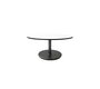 Aluminium, Lava Grey - Table Top, Dia. 75 cm, HPL, White Grey Edge