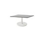 Aluminium, White - Table Top, 75 X 75 cm, HPL, Grey