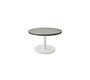 Aluminium, White - Table Top, Dia. 60 cm, Aluminium, Lava Grey  Ceramic Light Grey