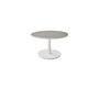 Aluminium, White - Table Top, Dia. 60 cm, Aluminium, White  Ceramic Light Grey