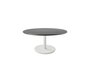 Aluminium, White - Table Top, Dia. 80 cm, Aluminium, Lava Grey