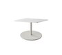 Aluminium, White - Table Top, 75 X 75, Aluminium, White