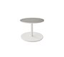 Aluminium, White - Table Top, Dia. 60 cm, Aluminium, White Ceramic Light Grey