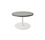 Aluminium, White - Table Top, Dia. 75 cm, Aluminium, Lava Grey Ceramic Light Grey