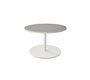 Aluminium, White - Table Top, Dia. 75 cm, Aluminium, White  Ceramic Light Grey