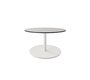 Aluminium, White - Table Top, Dia. 75 cm, HPL, Grey