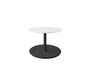 Aluminium, Lava Grey - Table Top, Dia. 60 cm, Aluminium, White