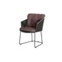 Cane-Line Moments Stuhl-Cane-line Soft Rope, Dark Grey-Dark bordeaux, Cane-line Wove