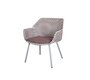 Cane-line Vibe Loungesessel (5407)-Weave - Light grey/bordeaux/dusty rose-Wove / Dark bordeaux