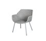 Cane-line Vibe Loungesessel (5407)-Weave - Light grey/grey/taupe-Ohne