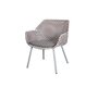 Cane-line Vibe Loungesessel (5407)-Weave - Light grey/bordeaux/dusty rose-Wove / Dark Grey