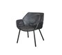 Cane-line Vibe Loungesessel (5407)-Cane-line Weave, Black/Graphite-Natté / Black