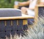 Cane-Line Angle Loungesessel m teak Rahmen